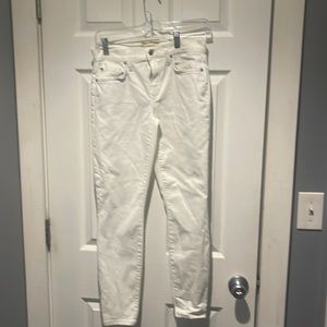 White gap skinny jeans